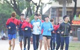 [ẢNH] Xuyên giá lạnh, luyện tập từ tờ mờ sáng để chinh phục Việt dã toàn quốc