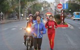 [ẢNH] Xuyên giá lạnh, luyện tập từ tờ mờ sáng để chinh phục Việt dã toàn quốc