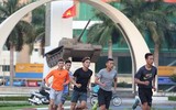 [ẢNH] Xuyên giá lạnh, luyện tập từ tờ mờ sáng để chinh phục Việt dã toàn quốc