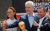 [ẢNH] Cúp vàng thế giới đến Nga, chờ trao tay nhà vô địch World Cup 2018