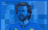 [ẢNH] Ngắm các huyền thoại World Cup đẹp sống động, mê hồn qua những bức vẽ