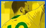 [ẢNH] Ngắm các huyền thoại World Cup đẹp sống động, mê hồn qua những bức vẽ