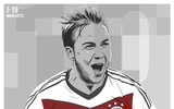[ẢNH] Ngắm các huyền thoại World Cup đẹp sống động, mê hồn qua những bức vẽ