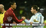 Ảnh chế cười vỡ bụng: Bị loại cay đắng, Messi rủ Ronaldo sang Việt Nam uống bia hơi giải sầu