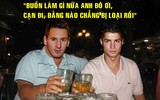 Ảnh chế cười vỡ bụng: Bị loại cay đắng, Messi rủ Ronaldo sang Việt Nam uống bia hơi giải sầu
