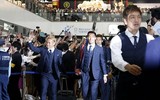 [ẢNH] Đây là cách ĐT Nhật Bản được chào đón sau khi trở về từ World Cup