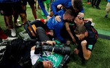 [ẢNH] Fan Croatia nướng dê trong ôtô, tưng bừng ăn mừng kỳ tích vào chung kết