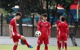 [ẢNH] Olympic Việt Nam sảng khoái cười hết cỡ trước trận quyết đấu Syria