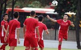 [ẢNH] Olympic Việt Nam sảng khoái cười hết cỡ trước trận quyết đấu Syria