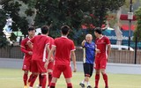 [ẢNH] Olympic Việt Nam sảng khoái cười hết cỡ trước trận quyết đấu Syria