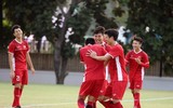 [ẢNH] Olympic Việt Nam sảng khoái cười hết cỡ trước trận quyết đấu Syria