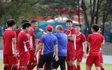 [ẢNH] Olympic Việt Nam sảng khoái cười hết cỡ trước trận quyết đấu Syria