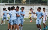 [ẢNH] Pha ăn mừng mang thương hiệu Ronaldo được tái hiện trên sân Tây Hồ