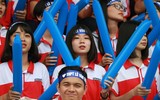 [ẢNH] Lực lượng CĐV hùng hậu tiếp thêm sức mạnh cho THPT Lê Văn Thiêm