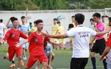 [ẢNH] Lực lượng CĐV hùng hậu tiếp thêm sức mạnh cho THPT Lê Văn Thiêm