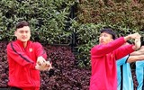[ẢNH] ĐT Việt Nam tập nhẹ ở khách sạn, lấy lại sức sau chuyến bay dài