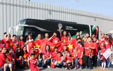 [ẢNH] ĐT Việt Nam được chào đón tưng bừng khi đặt chân đến UAE dự Asian Cup