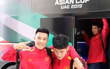 [ẢNH] ĐT Việt Nam được chào đón tưng bừng khi đặt chân đến UAE dự Asian Cup