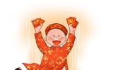 [ẢNH] Ngắm bộ tranh ngộ nghĩnh thầy Park và học trò hân hoan đón Tết