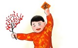 [ẢNH] Ngắm bộ tranh ngộ nghĩnh thầy Park và học trò hân hoan đón Tết