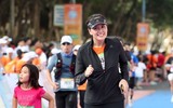 [ẢNH] Dàn Hoa hậu và người đẹp gây sốt ở giải Việt dã toàn quốc 2019
