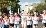 [ẢNH] Dàn Hoa hậu và người đẹp gây sốt ở giải Việt dã toàn quốc 2019