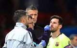[ẢNH] Sốc với hình ảnh Messi mặt mũi bầm dập sau khi lĩnh đòn của Smalling
