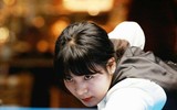 [ẢNH] Nữ cơ thủ xinh đẹp gây sốt ở giải Billiards carom châu Á 2019