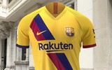 [ẢNH] Barca ra mắt mẫu áo đấu sân khách cực bắt mắt