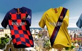[ẢNH] Barca ra mắt mẫu áo đấu sân khách cực bắt mắt