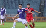 [ẢNH] Quang Hải ghi bàn 3 trận liên tiếp, Hà Nội FC lên đầu bảng V-League
