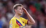 [ẢNH] Tân binh Barca ôm mặt thất vọng khi thua đau trận mở màn La Liga