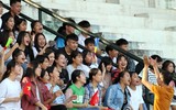 [ẢNH] Cổ động viên - tài sản vô giá của giải bóng đá học sinh THPT Hà Nội