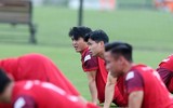 [ẢNH] Tạm thoát nỗi buồn ở Bỉ, Công Phượng vui vẻ tập cùng ĐT Việt Nam