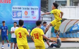 [ẢNH] Những khoảnh khắc độc đáo và đáng yêu ở giải bóng đá học sinh Hà Nội