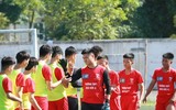 [ẢNH] Khoảnh khắc vỡ òa trên chấm luân lưu của ĐKVĐ Trương Định trước Hoài Đức A