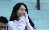 [ẢNH] Fan nữ lâng lâng hạnh phúc cùng chiến thắng của THPT Hà Đông