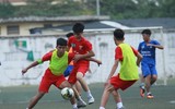 [ẢNH] Thủ môn cản 3 quả pen, THPT Lê Văn Thiêm nghẹt thở vào bán kết