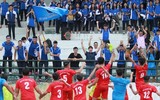 [ẢNH] Thủ môn cản 3 quả pen, THPT Lê Văn Thiêm nghẹt thở vào bán kết