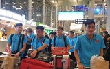 Những hình ảnh đầu tiên của U23 Việt Nam sau khi đặt chân đến Thái Lan