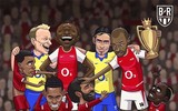 Ảnh chế: Huyền thoại Arsenal hả hê khi Liverpool đứt mạch bất bại