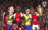Ảnh chế: Huyền thoại Arsenal hả hê khi Liverpool đứt mạch bất bại