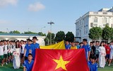 [ẢNH] THPT Lê Văn Thiêm tưng bừng cọ xát, hướng tới giải Báo ANTĐ 2020