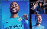[ẢNH] Cận cảnh mẫu áo đấu mới đẹp lạ của Man City