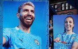 [ẢNH] Cận cảnh mẫu áo đấu mới đẹp lạ của Man City
