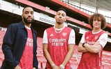 [ẢNH] Ngắm David Luiz, Aubameyang trong áo đấu mùa tới của Arsenal