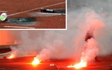 Đường piste sân Mỹ Đình cháy sém sau 