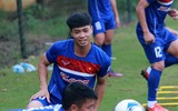 Công Phượng và đồng đội vui vẻ 