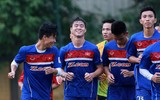 Công Phượng và đồng đội vui vẻ 