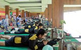 Trưởng đoàn Việt Nam thị sát 
